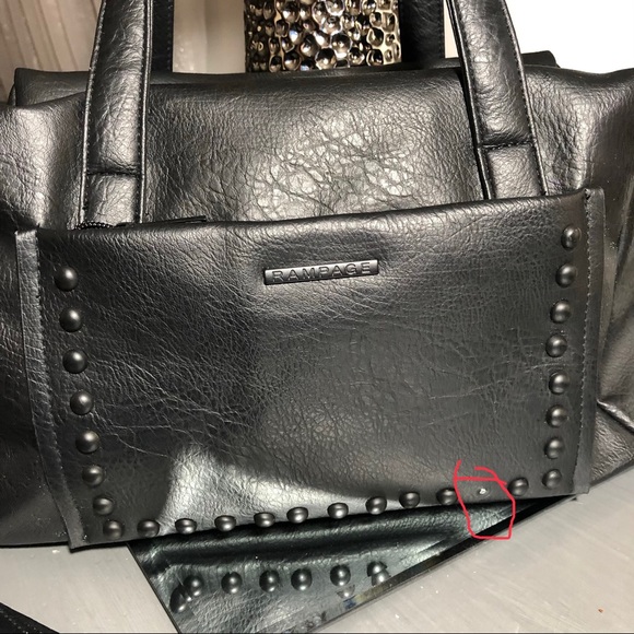 Rampage  Black Handbag Purse. - Picture 2 of 8